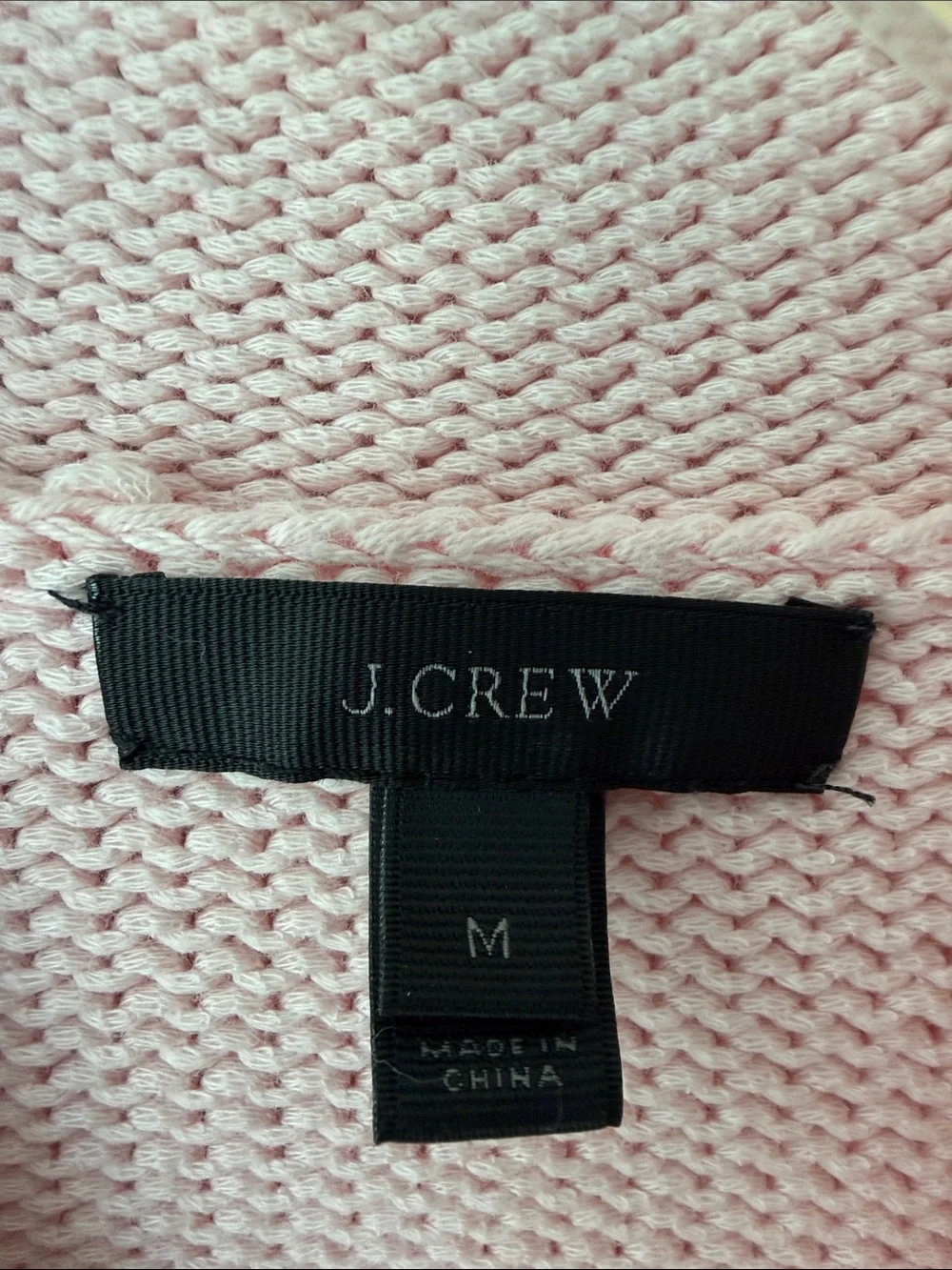 J. Crew Pale Pink Turtleneck Sweater